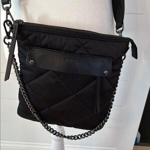 MZ Wallace Black Crossbody Bag with Quilted Design